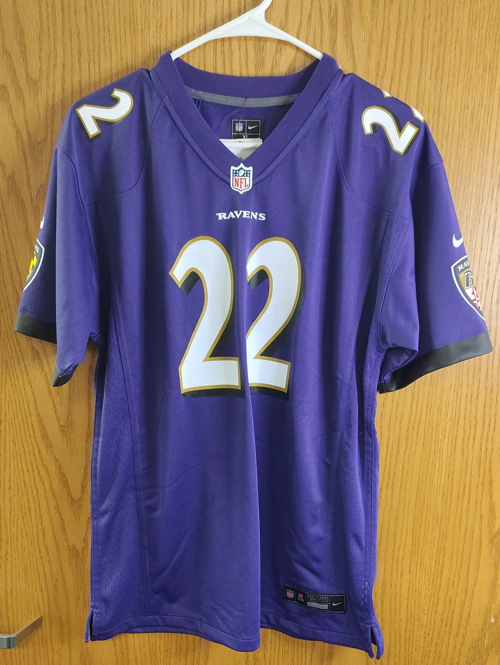 Nike Baltimore Ravens #22 Purple Football Jersey